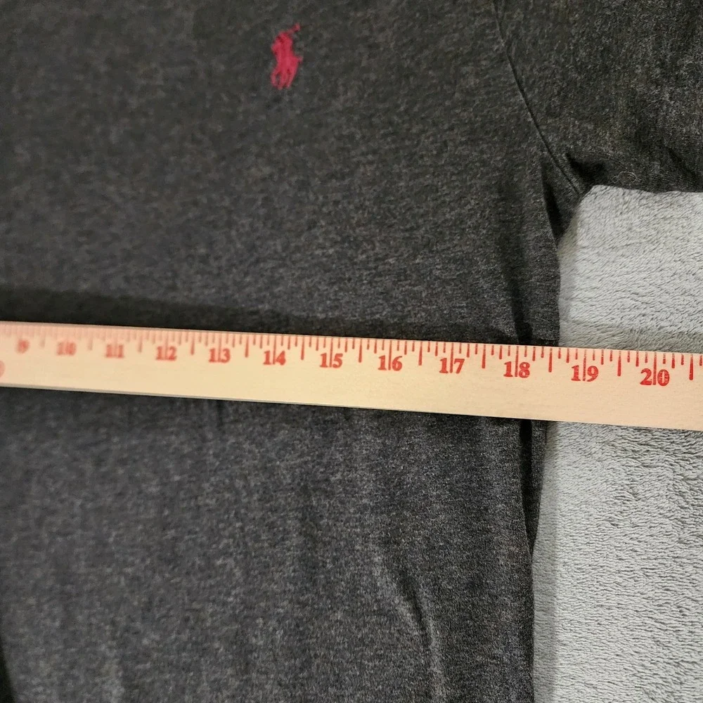Polo Ralph Lauren T Shirt Men's Size Medium Dark‎ Gray Short Sleeve